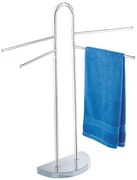 Łazienkowy stojak na ręczniki - 4 ramienny, chromowany, WENKO