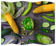 Parawan - Warzywa (210x170 cm)