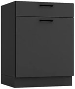 Szafka kuchenna z szufladą 60 cm grafit G1-K45