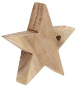 Dekoracja Wooden Star I 15x4x15 cm
