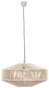 Japandi hanglamp bruin touw 61cm - SveaJapandi Oswietlenie wewnetrzne