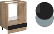 Szafka kuchenna czarny wysoki połysk 60x60x81.6 r-line