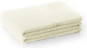 Kremowy bawełniany ręcznik frotte 30x50 cm Marina – DecoKing