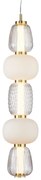 Lampa wisząca CARO GOLD 40W LED, nowoczesna, złoto