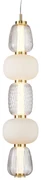 Lampa wisząca CARO GOLD 40W LED, nowoczesna, złoto