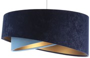 Granatowo-złota lampa wisząca glamour - EX994 H2-N56