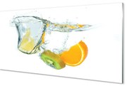 Obraz na szkle Woda kiwi pomarańcza