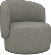 Szary fotel Ipo – Makamii