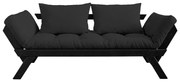 Sofa rozkładana Karup Design Bebop Black/Dark Grey