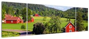 Obraz wsi (170x50 cm)