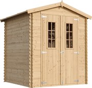 Drewniana szopa ogrodowa z podłogą - 180 x 180 x 218 - 2,82 m2 - M320C+M320G