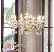 Ideal Lux - Żyrandol na łańcuchu NEGRESCO 10xE14/28W/230V śr. 85 cm złoty