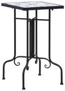 Niebiesko-biały stolik ceramiczny L4-N77