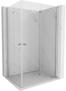 Mexen Mist-F Duo kabina prysznicowa składana prawa 70 x 75 cm, transparent, chrom - 8A6-070L-075P-01-00