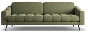 Zielona aksamitna sofa 238 cm Nalu – Makamii