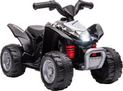 AIYAPLAY Elektroquad, Kinderquad, 2,8 km/h, Reflektor LED, dla 1,5-3 lata, czarny, 65,5 x 38,5 x 43,5cm
