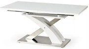 Stół SANDOR 2 160(220)x90 biały rozkładany HALMAR