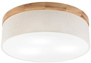 Brilagi - LED Plafon BELLADONNA 3xE27/15W/230V śr. 50 cm kremowy/dąb