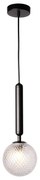 Czarna lampa wisząca SULION Musa, wys. 150 cm