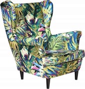 Fotel uszak skandynawski Ari Print Family Meble