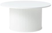 Biały okrągły stolik Nola – Unique Furniture