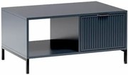 Granatowy stolik kawowy z lamelami C5-Z02