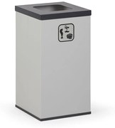 Alfa 3 Kosz do segregacji śmieci ze stojakiem na worki 42 l, szary/ciemnoszary