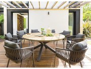 Komplet aluminiowy COLUMBIA 1+8 (antracyt)