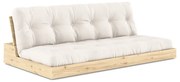 Kremowa rozkładana sofa 196 cm Base – Karup Design
