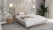 Łóżko tapicerowane Cristiano wersja Light z pojemnikiem lub bez