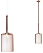Lampa Sufitowa Wisząca Szklany Klosz APP1699-1CP AMBER B