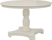 Stół 120x79x120 cm Jasny kremowy dijon di13