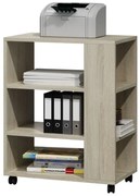 Półka na drukarkę na kółkach dąb sonoma H9-E27