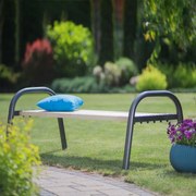 Ławka ogrodowa bez oparcia Park PATIO