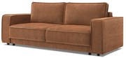 Pomarańczowobrązowa sofa rozkładana Emile – Bobochic Paris