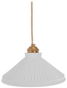 Biała lampa wisząca SULION Elena, wys. 150 cm