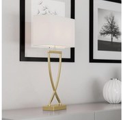 ByRydens 2829610-5000 - Lampa stołowa OMEGA 1xE27/5W/230V biały/złoty