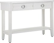 Stolik Konsolowy VKH603, Biały, 110x40x82 cm, Kendra Home