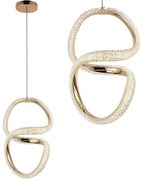 LAMPA WISZĄCA LED G069-CP Złota