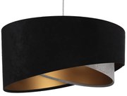 Lampa wisząca SHAPELESS czarna/szara/złota BPS KONCEPT