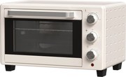 Mini Piekarnik HOMCOM, 3 tryby, do 230° C, 1400W, z akcesoriami, 46x38,5x29cm, Kremowy