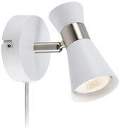 Biały kinkiet (długość 12 cm) Folie – Markslöjd