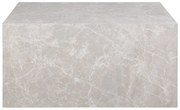 Beżowy stolik w dekorze marmuru 60x80 cm Prague – House Nordic