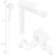 Mexen Royo DF40 zestaw wannowy, biały - 72213DF40-20