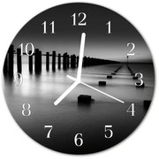 Zegar ścienny okrągły Morze