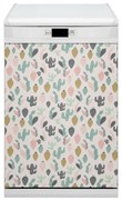 Magnes ozdobny na zmywarkę Kolorowe kaktusy