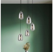 Eglo 98617 - Żyrandol na lince ALOBRASE 5xE27/40W/230V