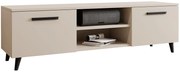Nowoczesna szafka pod telewizor w kolorze kaszmir M5-N66