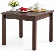 Stół kwadratowy rozkładany ciemny orzech E0-E51