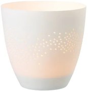 Biały porcelanowy świecznik SNOWLIGHTS